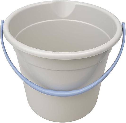 10QT (9.5L) Heavy Duty Sturdy Spout Pail Bucket with Durable Grip Handle for Cleaning, Mopping, Projects, Storage, Paint